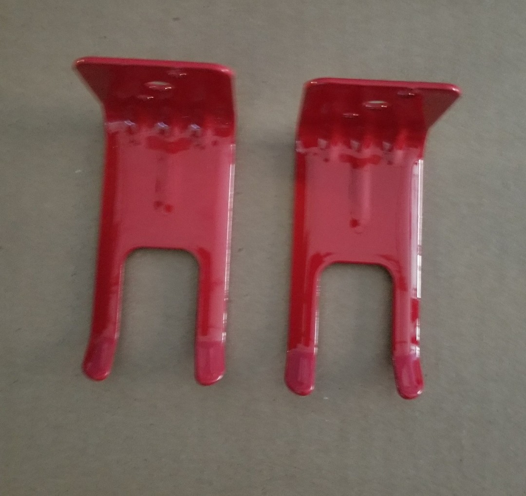 🤡🔥🧯AMEREX 2pc FORK WALL MOUNT 5 or 10lb FIRE EXTINGUISHER BRACKET WOW! 🔥🧯