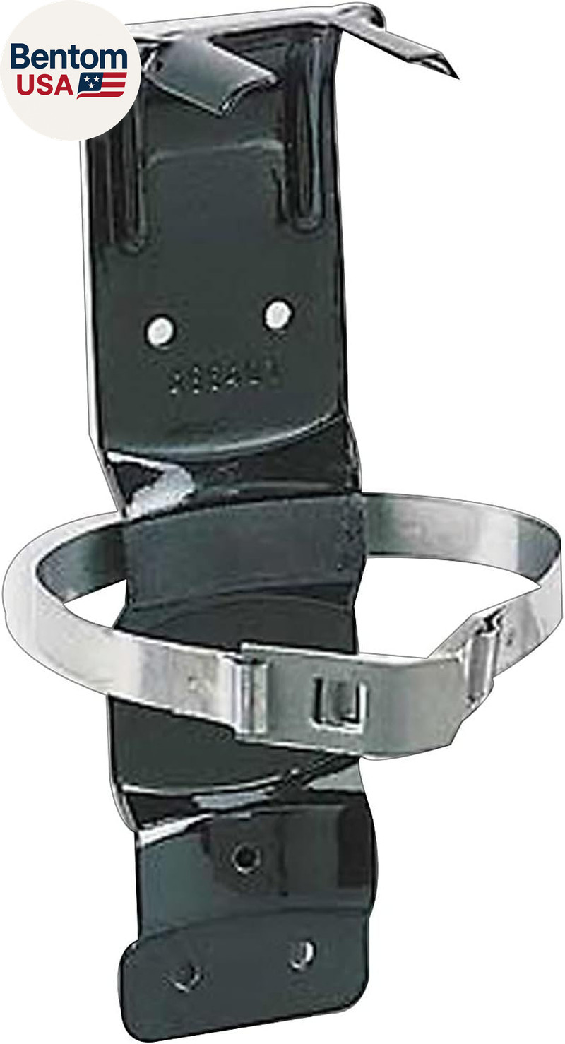Fire Extinguisher Mount, Metal Strap Bracket, Heavy Duty, Compatible 5-Pound Fir