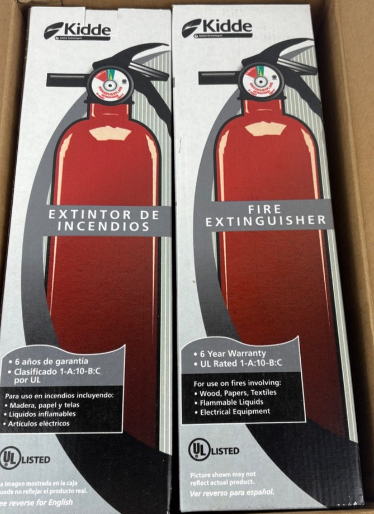 Kidde Multi Purpose Fire Extinguisher for Home, Office, Dorm, Residential, 1A10B