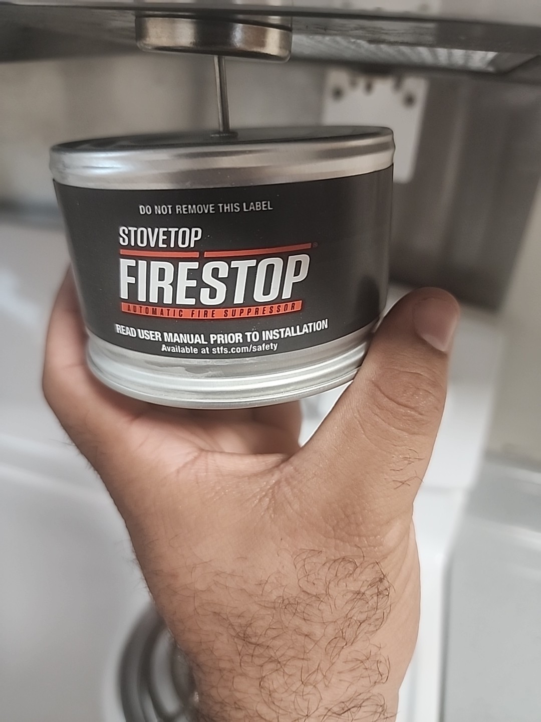 Stovetop Firestop Vent Hood Rangehood Fire Suppressors, 675-3