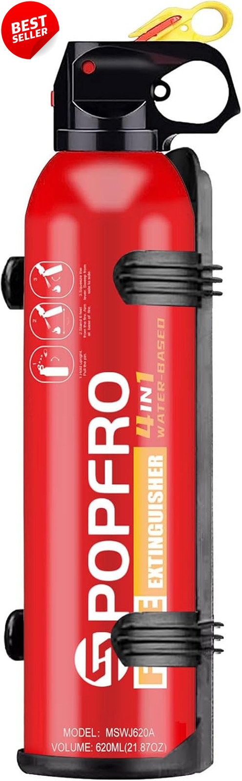 4in1 Portable Fire Extinguisher Home Car Kitchen – US