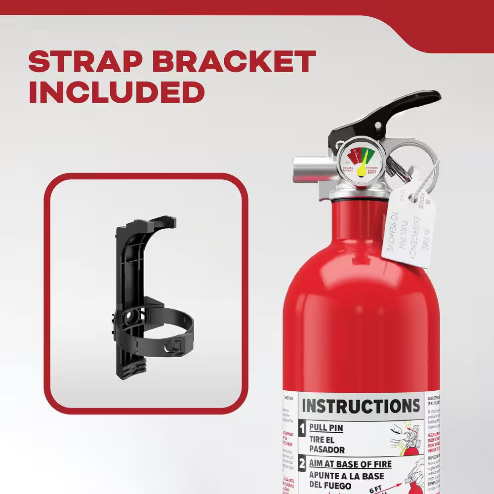 Home and Workshop 5-B:C Class BC 2 Lb. Fire Extinguisher, KD57-5BC Free Shipping