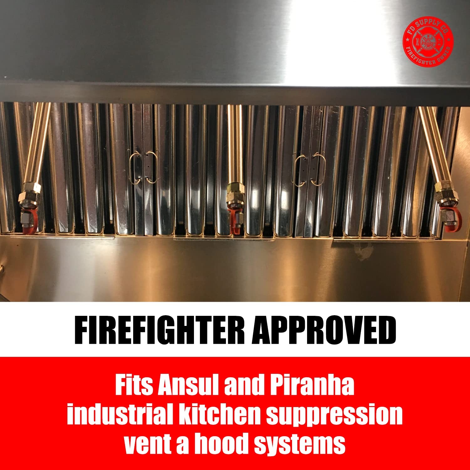 Rubber Blow Off Caps for Ansul R102 and Piranha Industrial Kitchen Suppressio…