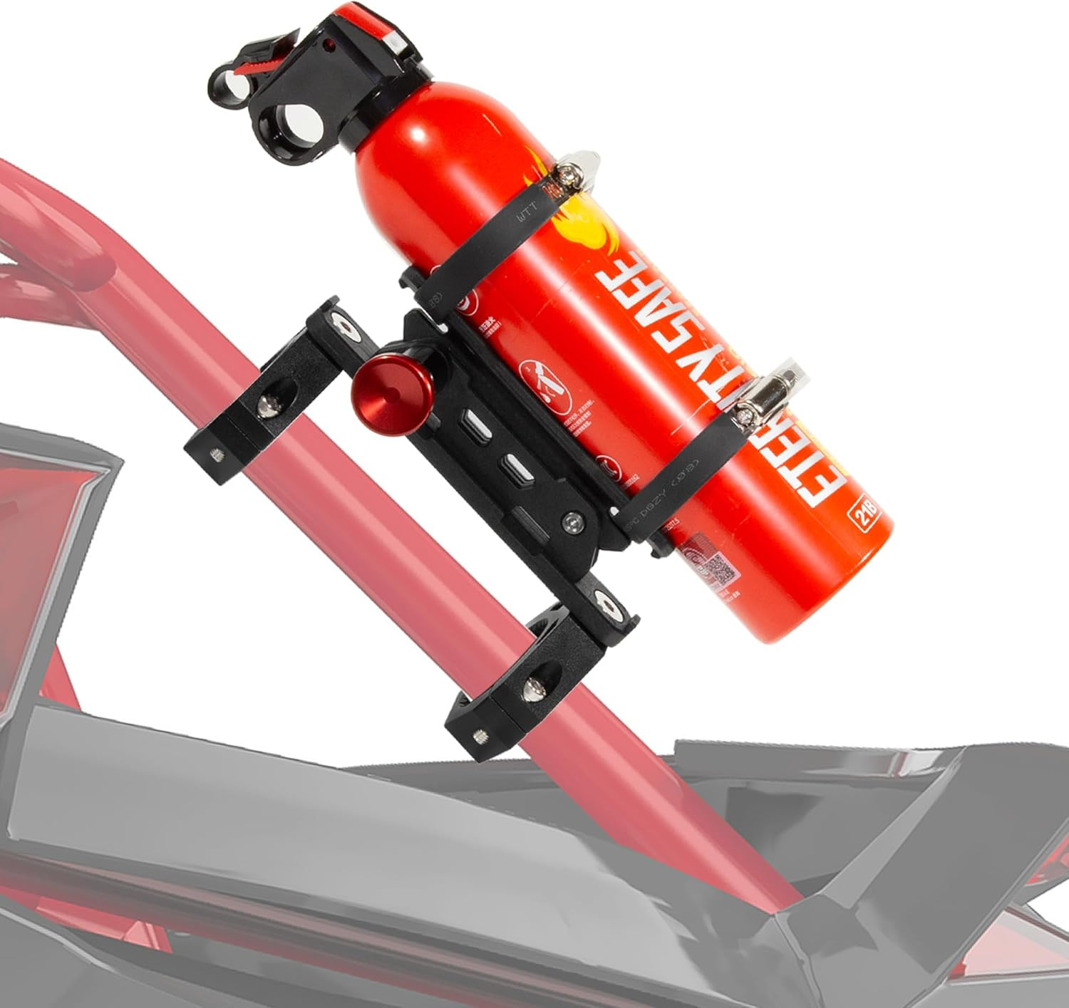 UTV Fire Extinguisher Mount Kit- Quick Release Roll Bar Fire Extinguisher Holder