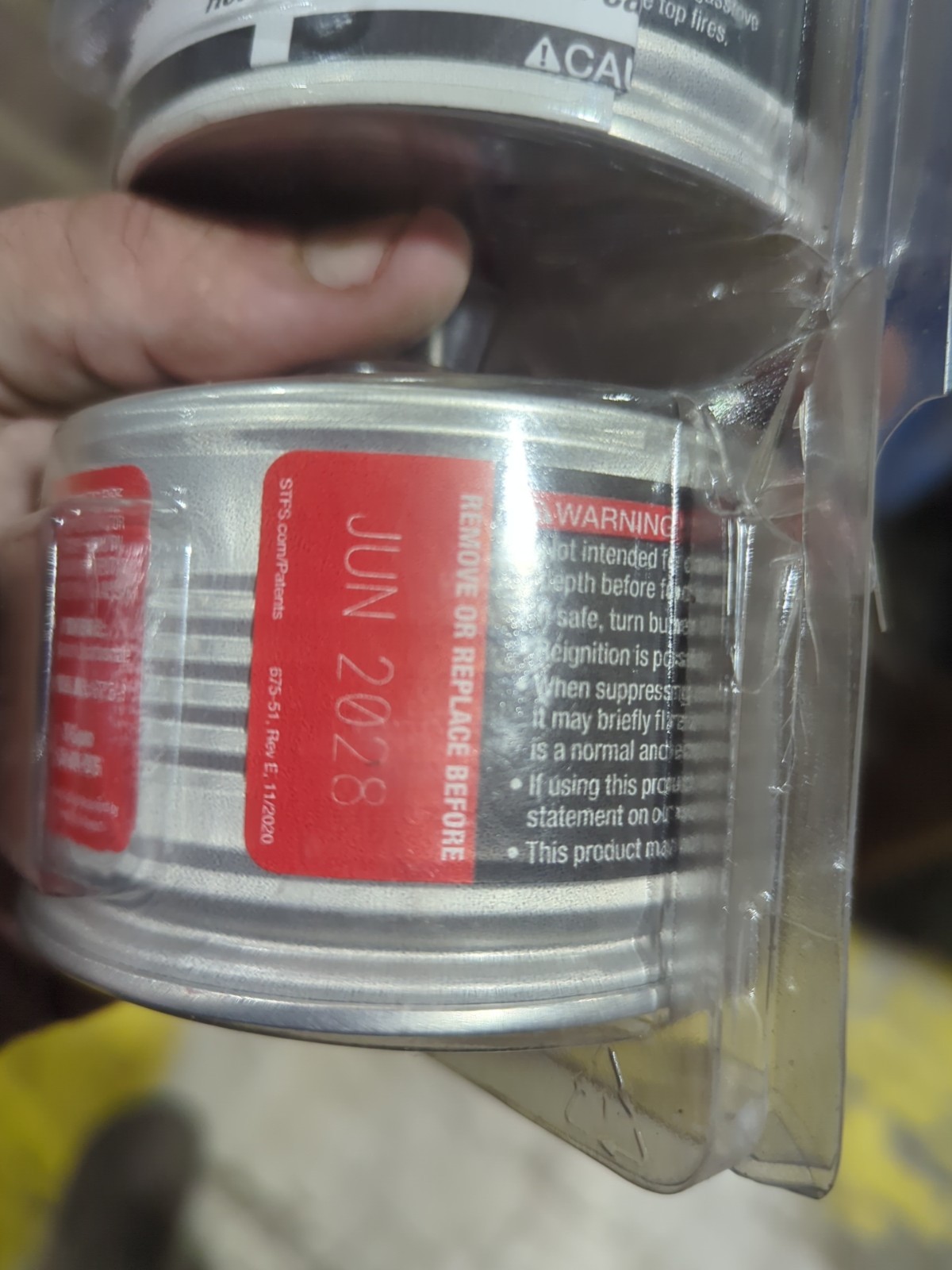 NEW – StoveTop FireStop 675-3D RangeHood Fire Suppressor 2 Pack – June 2028