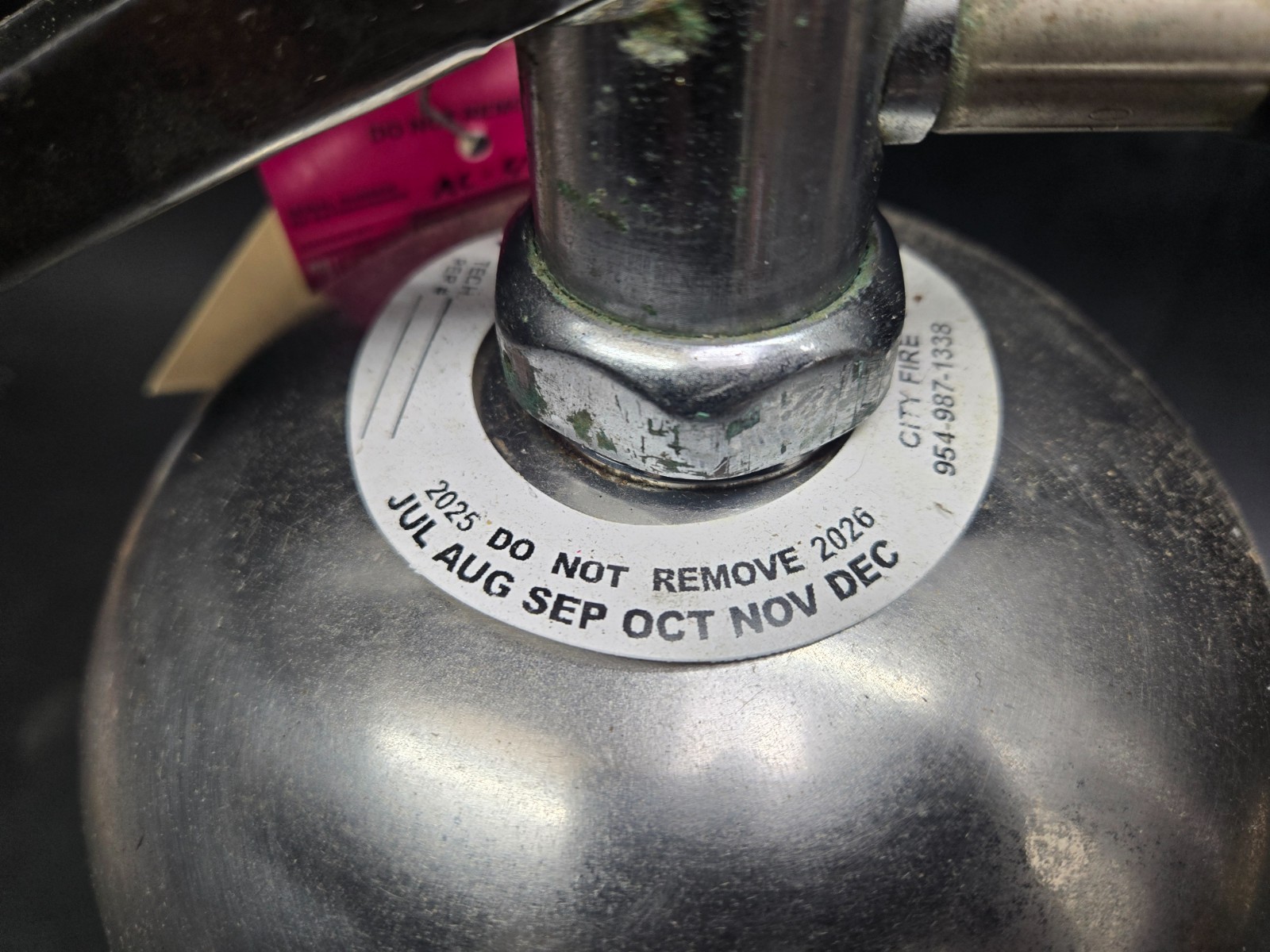 Fire Extinguisher Badger WC-100 AC-420586 Rechargable