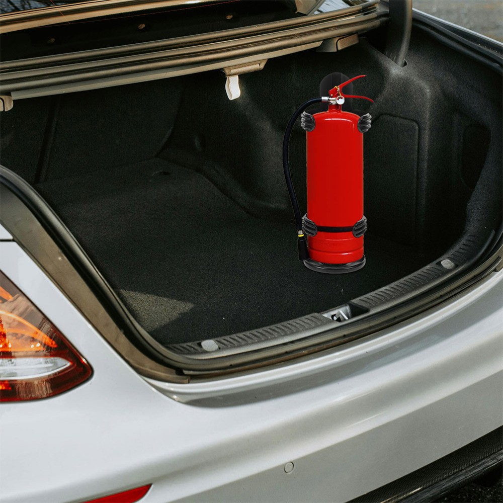 2Pcs Fire Extinguisher Wall Mount Holder Adjustable Bracket for Vehicles Trucks