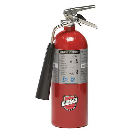 Buckeye Fire Equipment 45100 Fire Extinguisher, 5 Lb Capacity, Class Bc , Ul