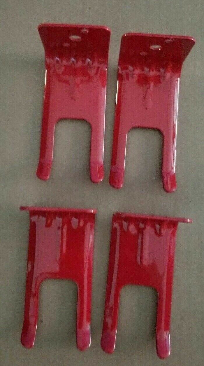 4 LOT FORK STYLE WALL MOUNT 5/10 & 20# SIZE FIRE EXTINGUISHER AMEREX BRACKET NEW