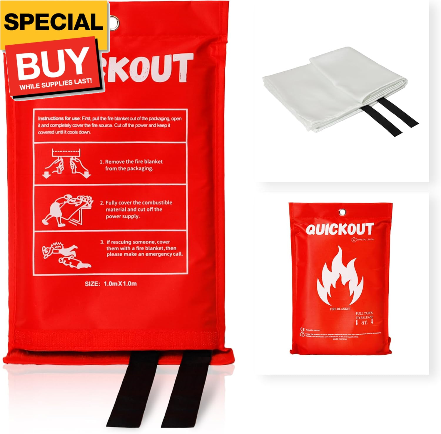 Survival Cover for Kitchen – Home Safety Heat Protection for Small Cooking Accid