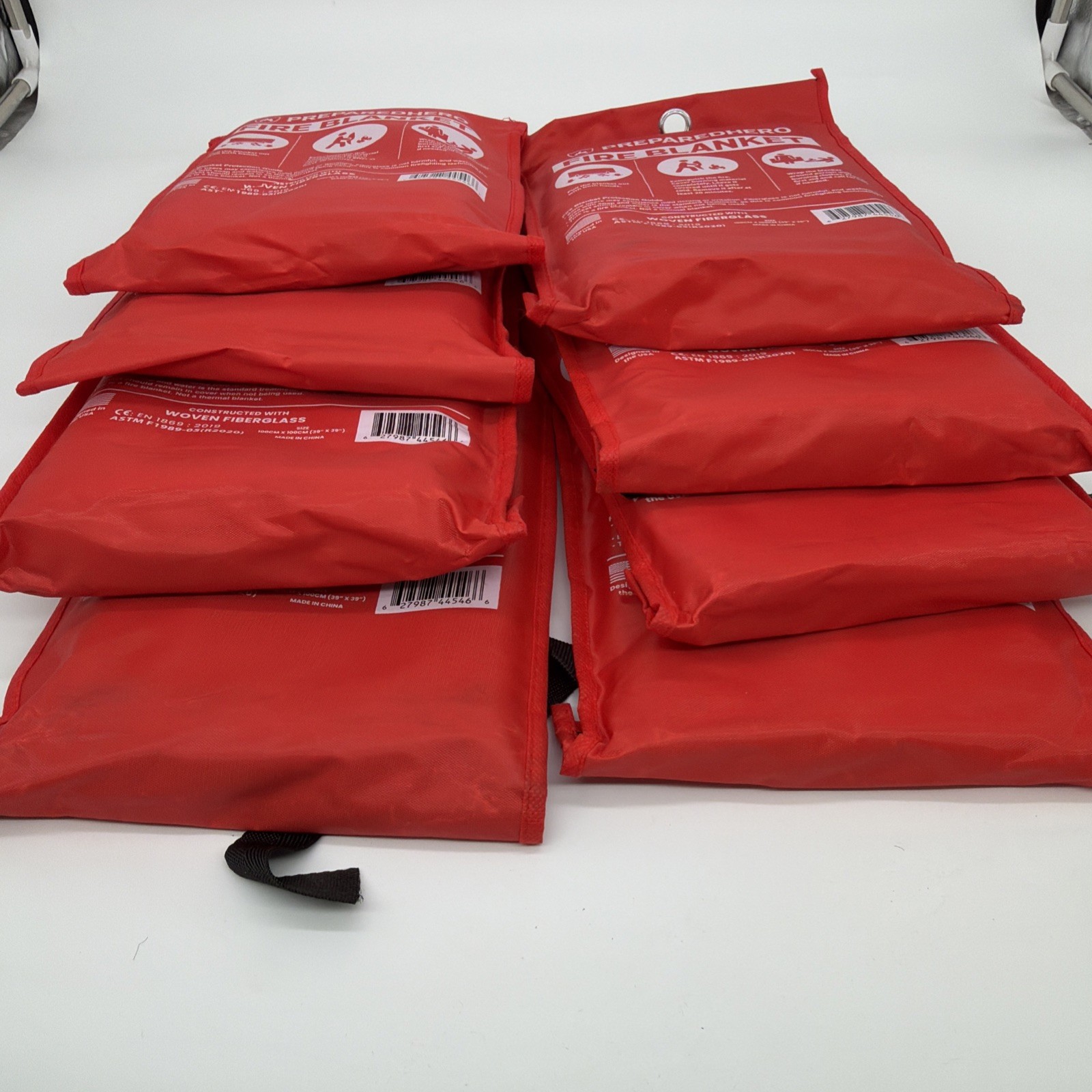 8 Pack FIRE BLANKET, Fire Extinguishing Blanket 39×39