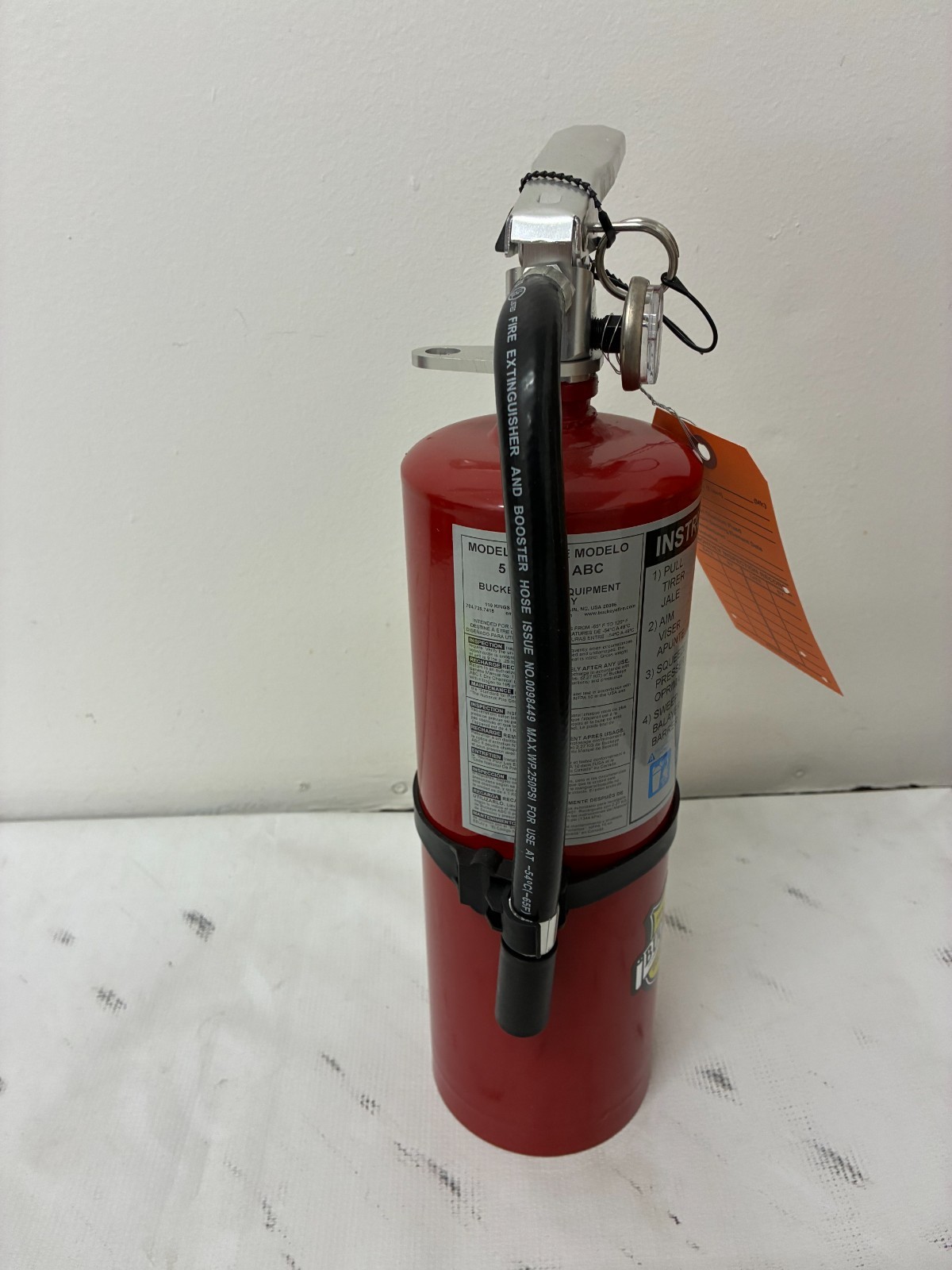 Buckeye 5 lb ABC Fire Extinguisher 10914 NEW 2026 Certified w/ Wall Bracket