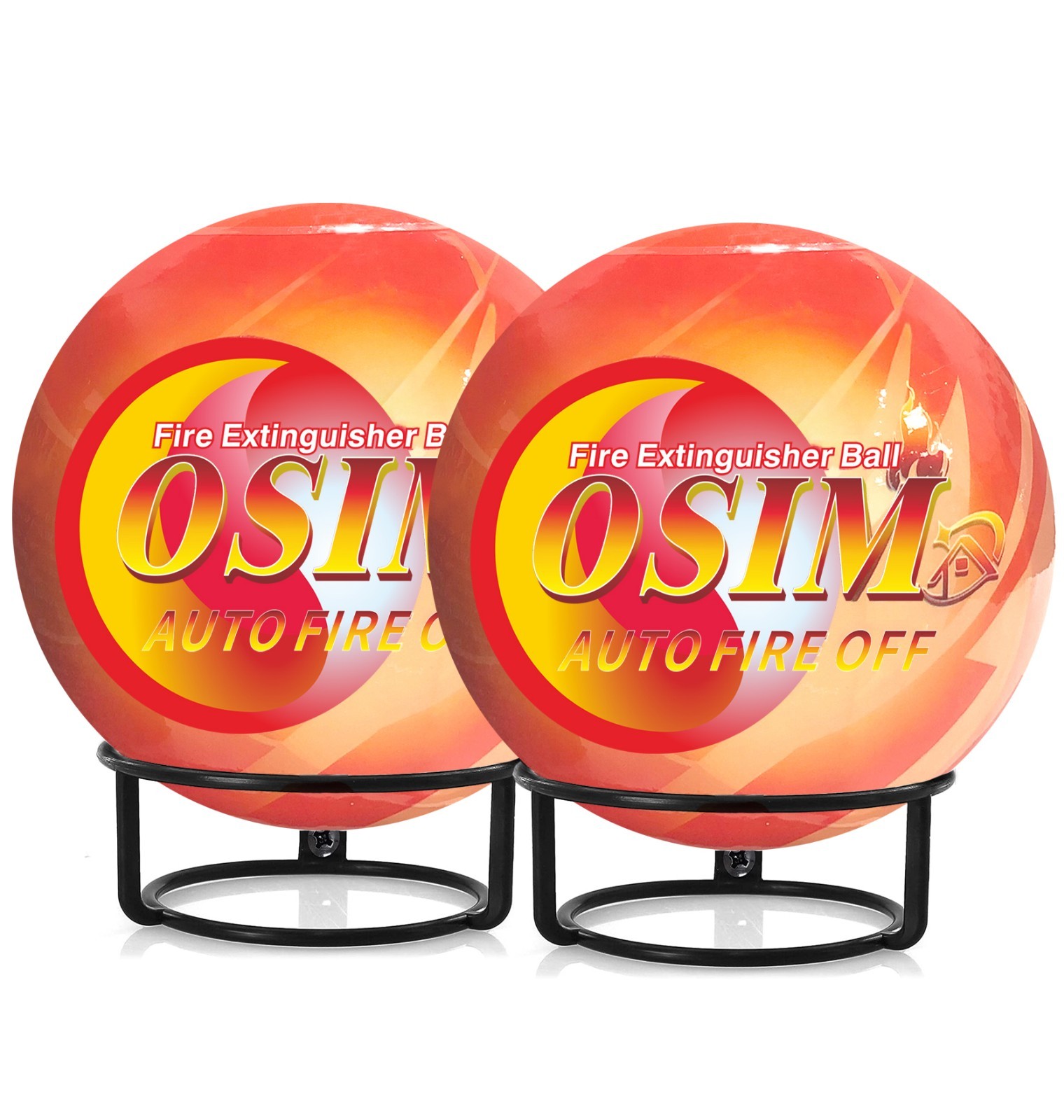 2-pack Automatic Self-Exciting Fire Extinguisher Ball for Kitchen Garage Home