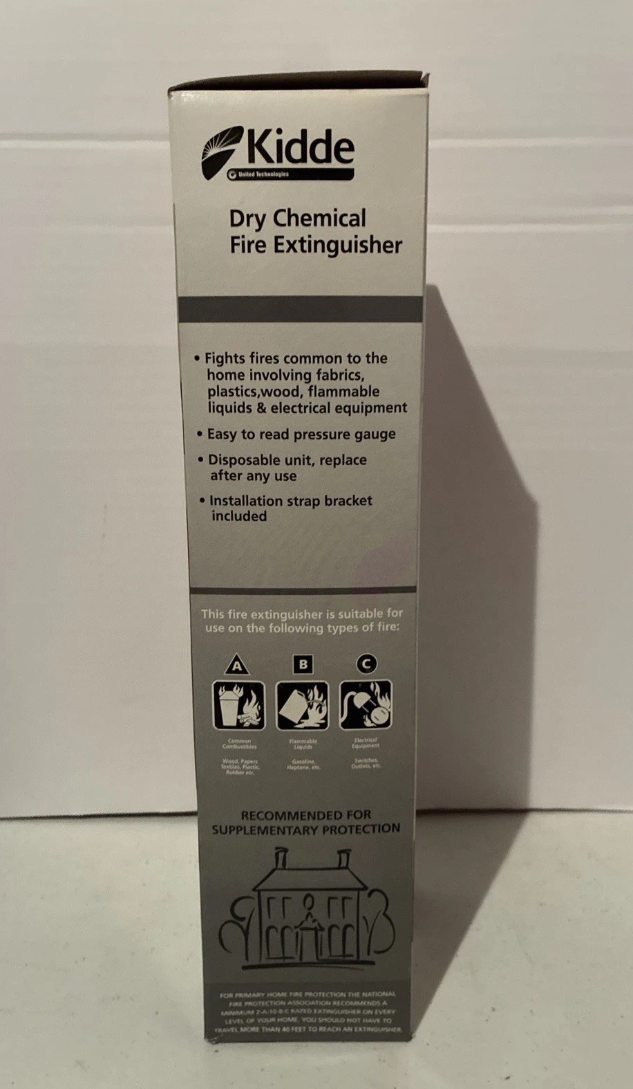 Kidde Fire Extinguisher 1-A:10-B:C, Dry Chemical Extinguisher *NEW* 2015