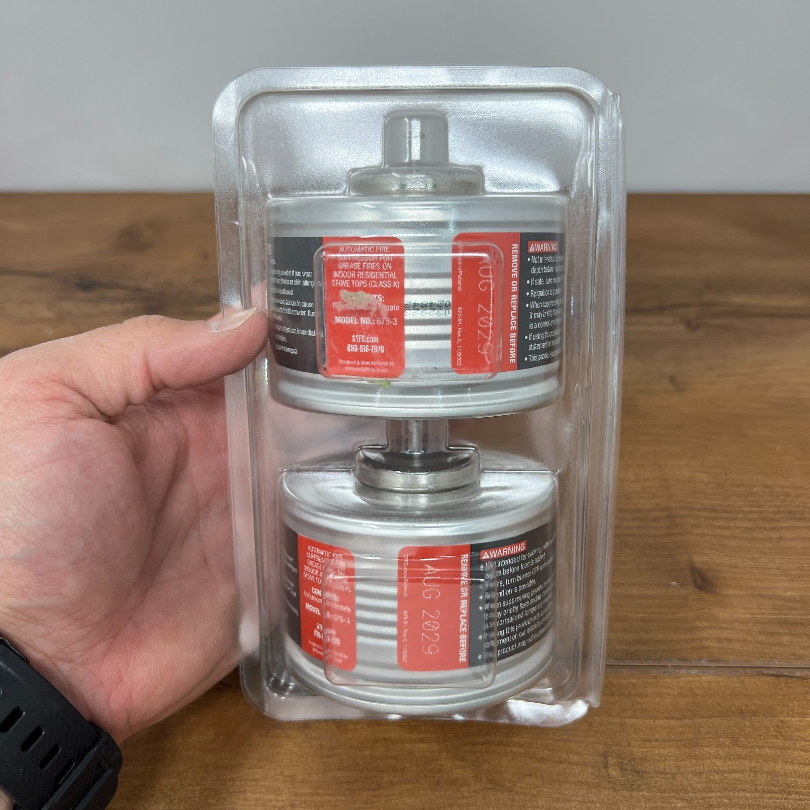 StoveTop FireStop 675-3D RangeHood Fire Suppressor- 2 Pack New in Package