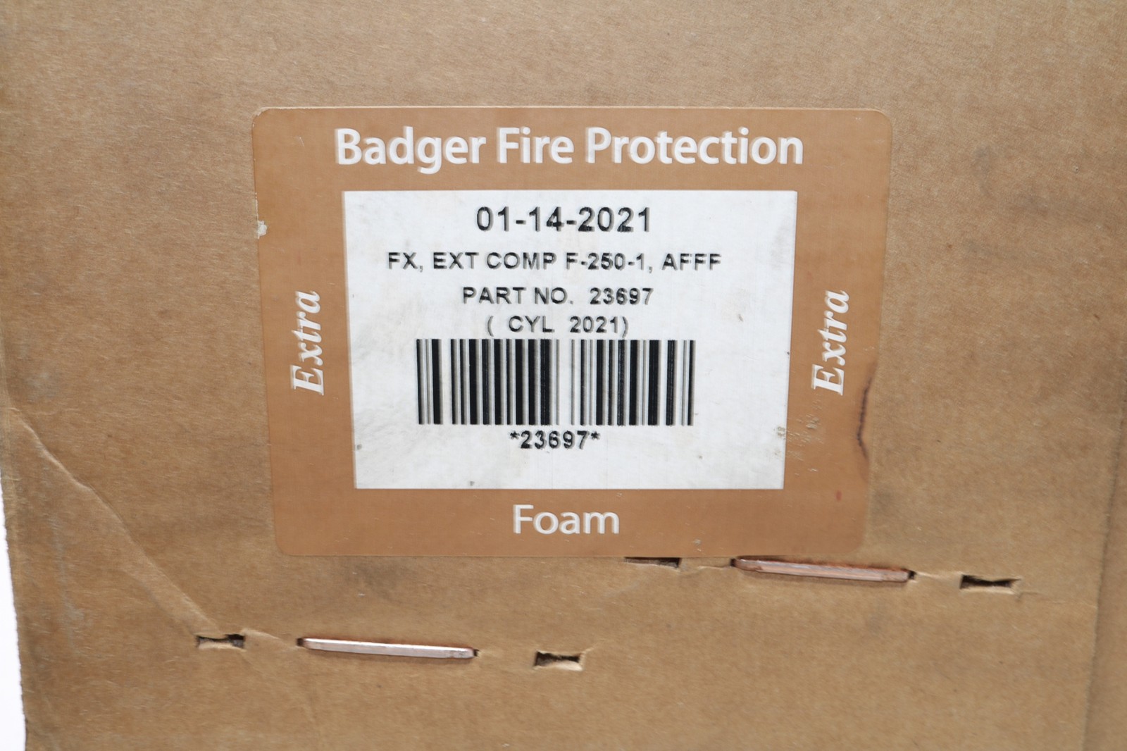 New Badger Fire Protection 23697 Class B Foam Fire Extinguisher 2.5gal