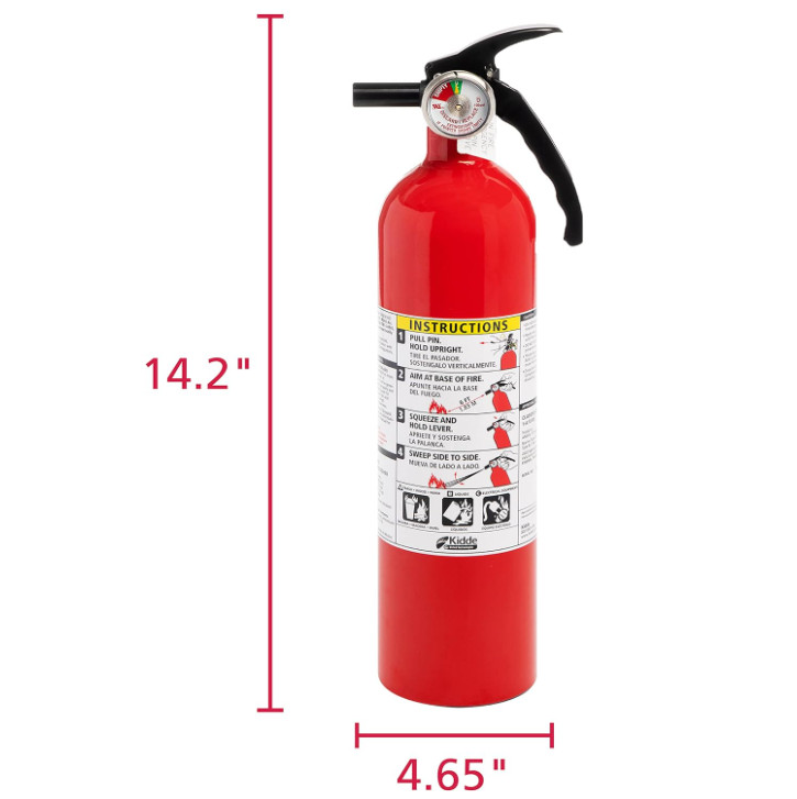 Set of 2 FIRE EXTINGUISHER For Car Truck Auto Marine Boat Kidde 3-Lb Dry