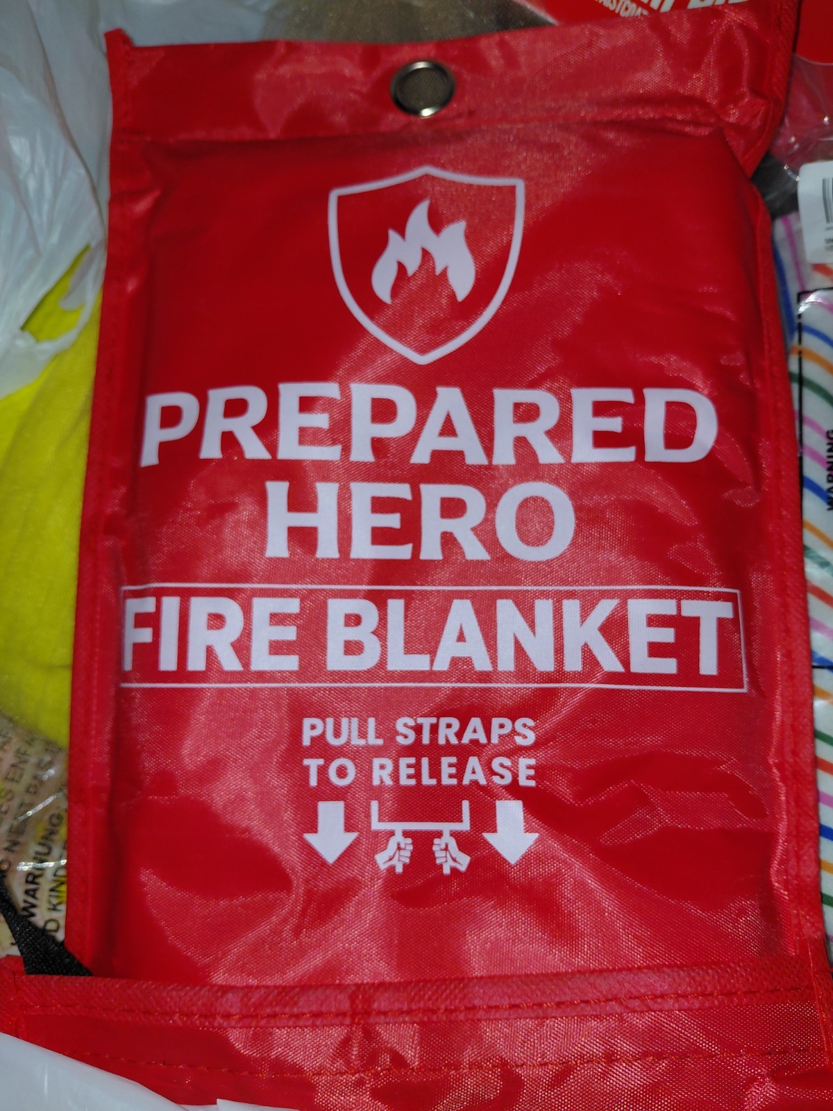 Prepared Hero Emergency Fire Blanket – 1 Pack – 39in x 39in