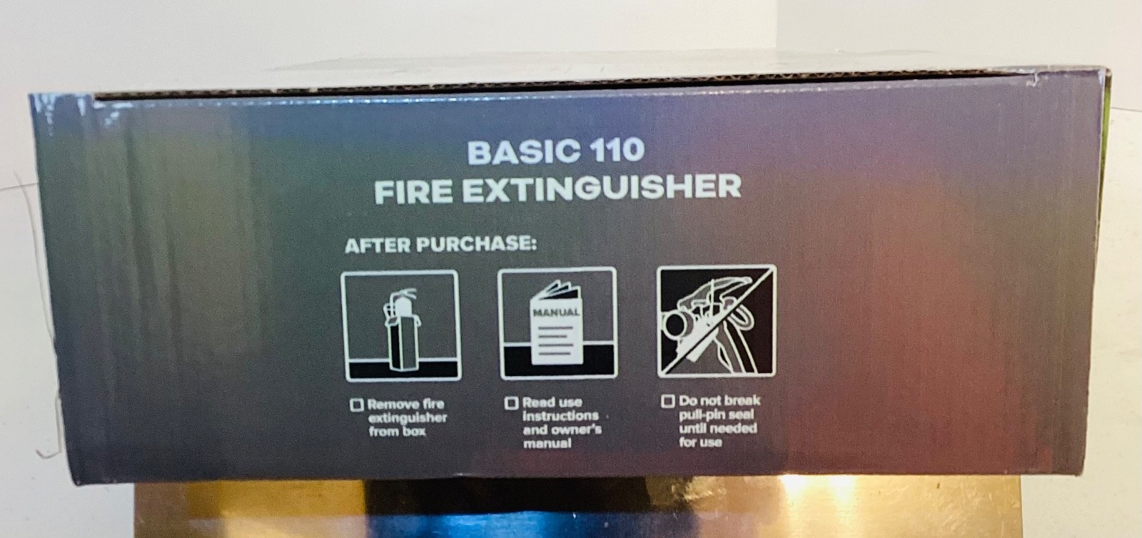 Fire Extinguisher Multi Use Home Office Shop Emergency 1-A:10-B:C Kidde (2-PACK)