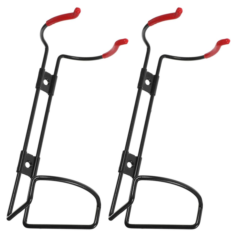 2 Pcs Steel Fire Extinguisher Bracket Metal Mounts Brackets Wall