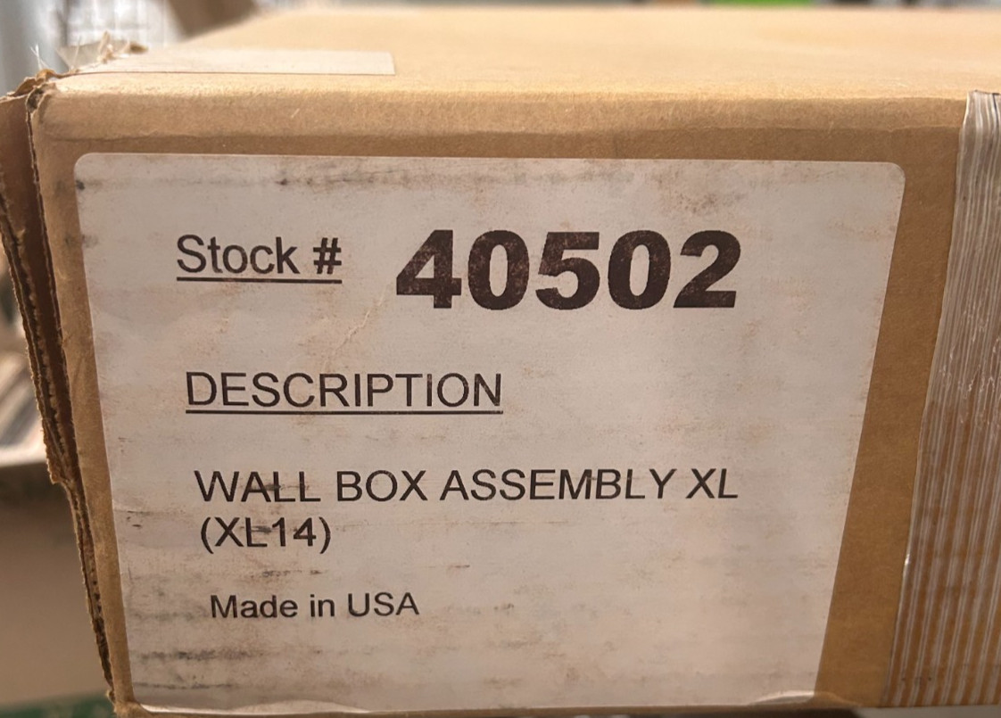 JL Academy XCEL Aluminum 1023V10 #40502 Recessed Box Fire Extinguisher New