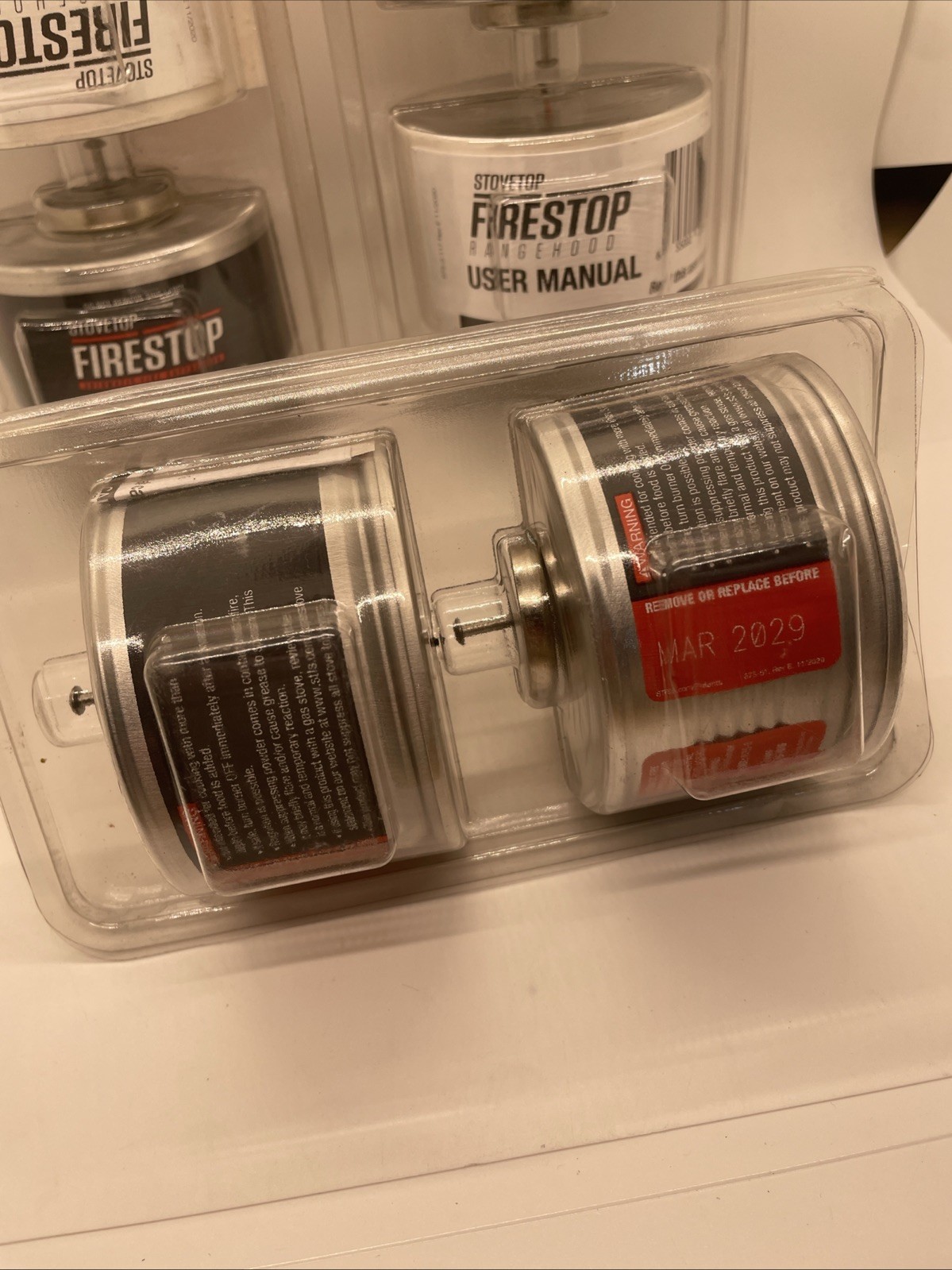 Lot of 3 Stovetop Firestop 675-3 Rangehood Automatic Fire Extinguishers