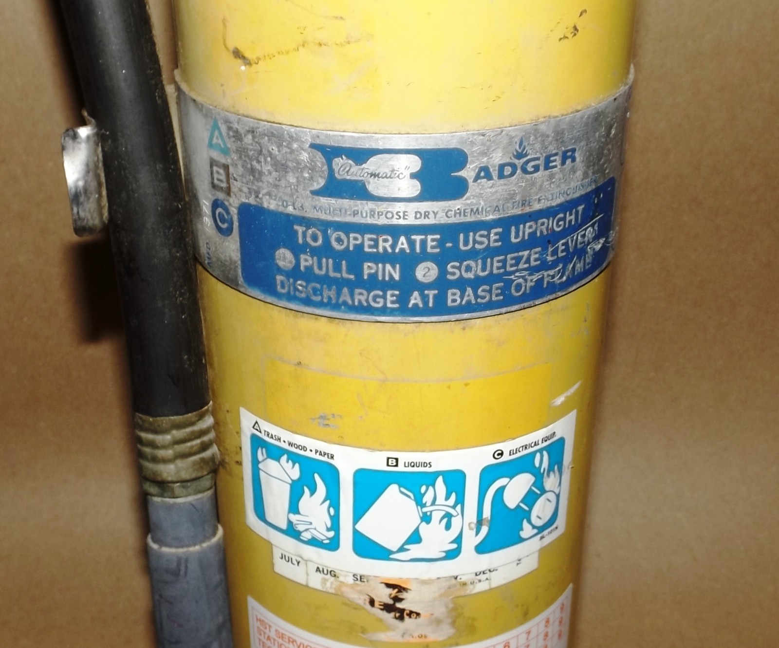 Badger 10 LB. Multi-Purpose Dry Chemical Fire Extinguisher