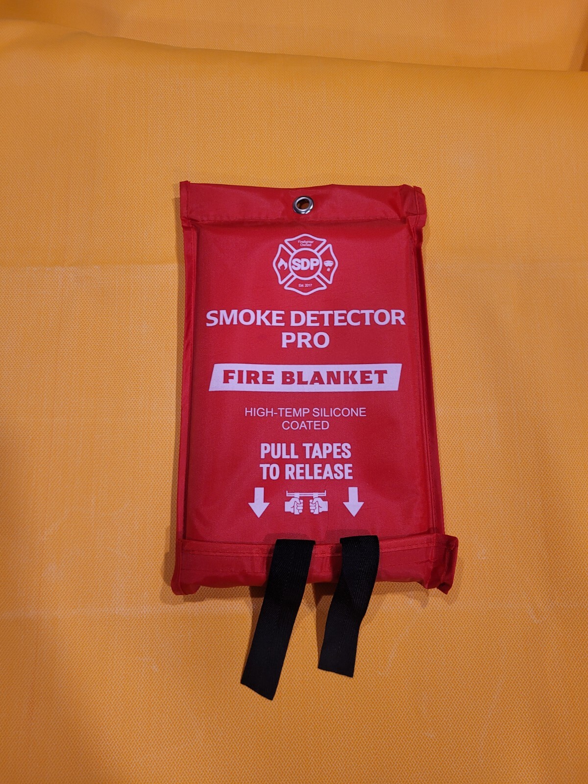 PRO FIRE BLANKET – Firefighter owned Better Design HIGH TEMP SILICONE REUSEABLE