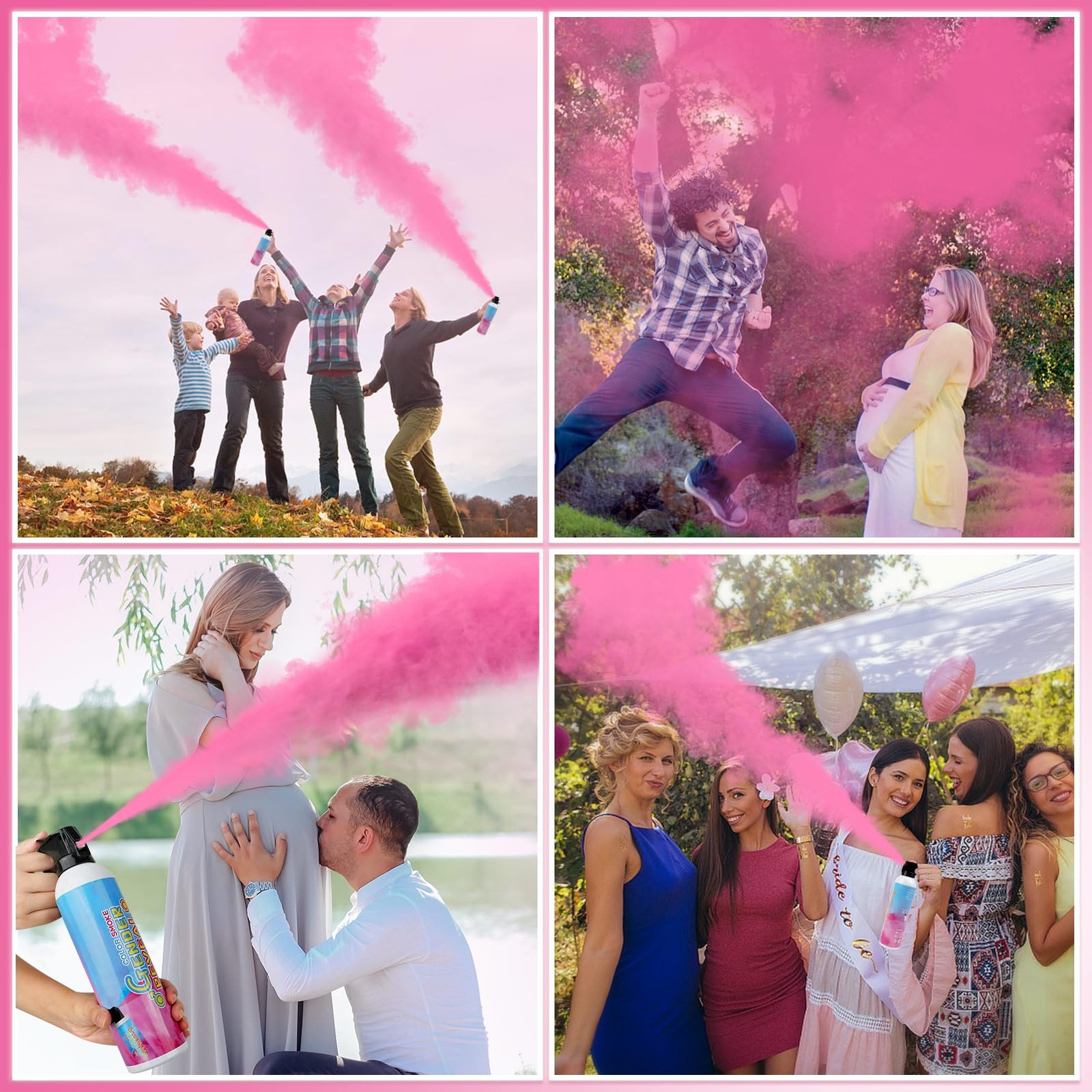 Gender Reveal Fire Extinguisher 2 Packs, Gender Reveal Ideas, Baby Girl Revea…
