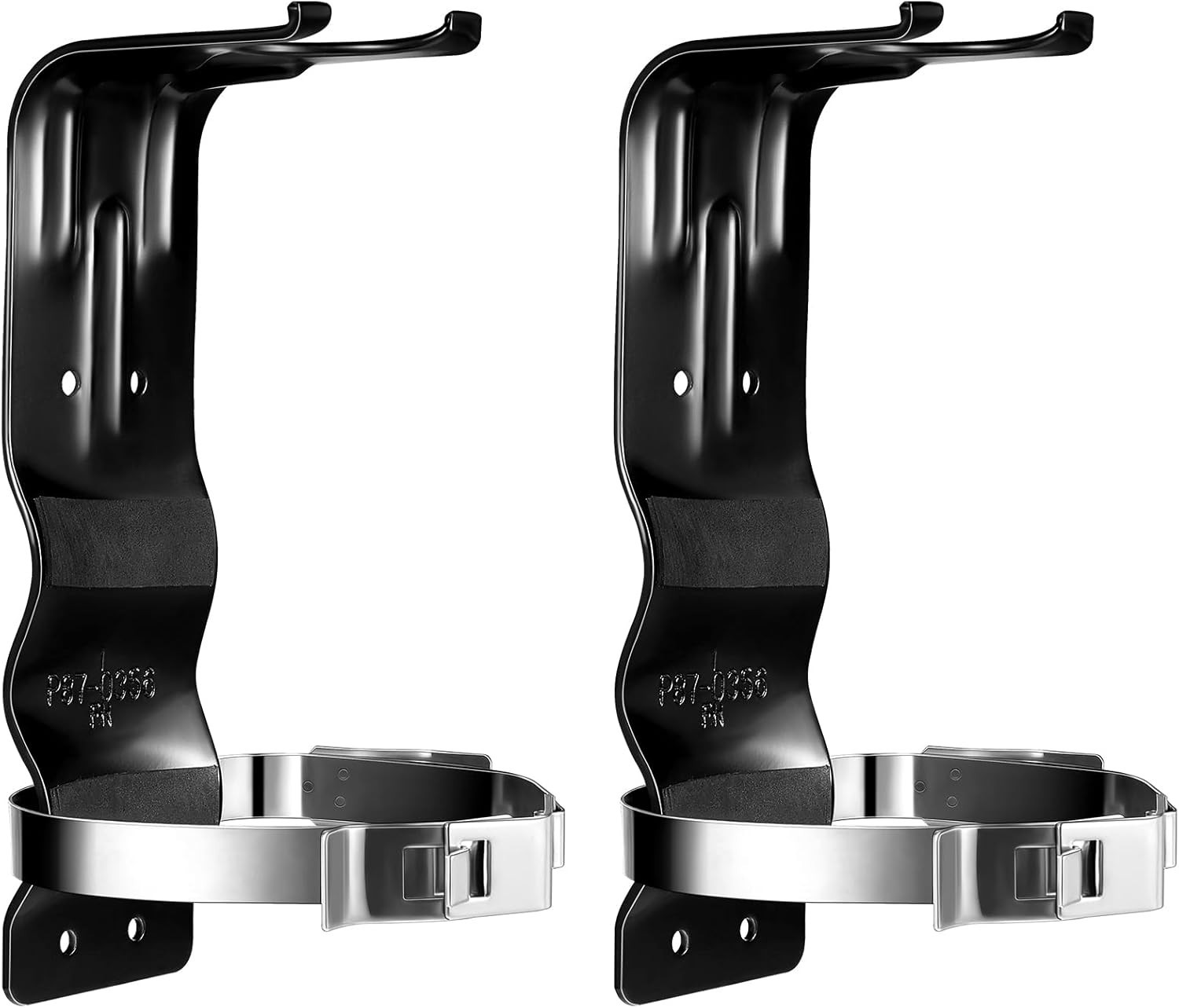 2 Pack Fire Extinguisher Bracket 5 lb Wall Mount Stainless Steel Fire Extingu…