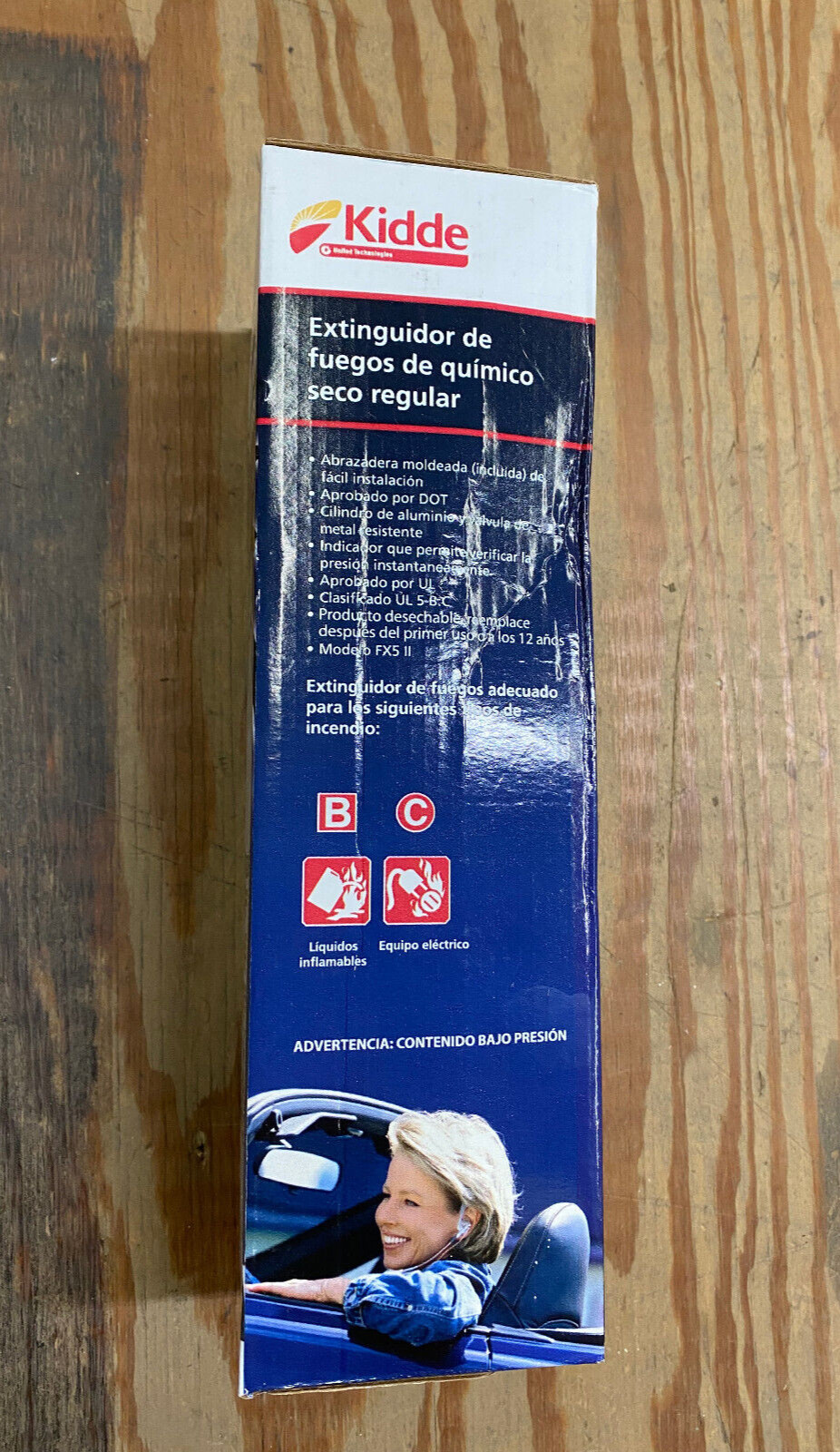 Kidde Auto Fire Extinguisher, Model: FX5 II