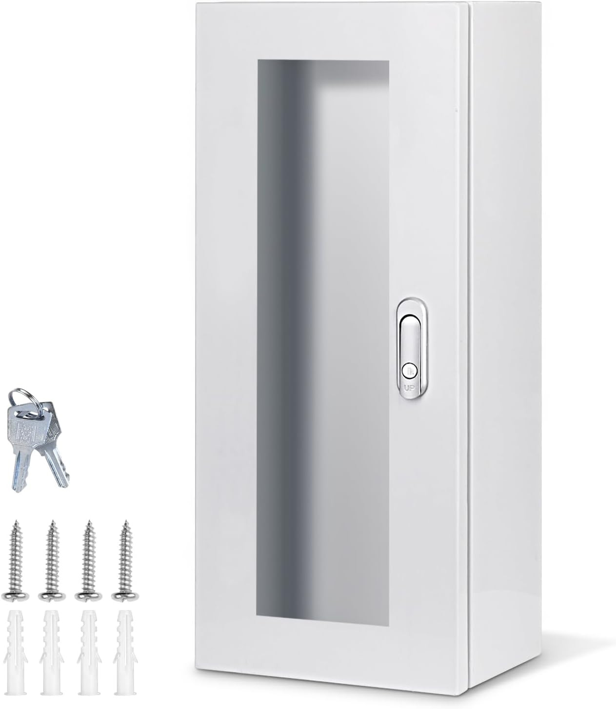 Fire Extinguisher Cabinet Wall and Surface Mount for 5-12 Pounds Extinguisher, 2