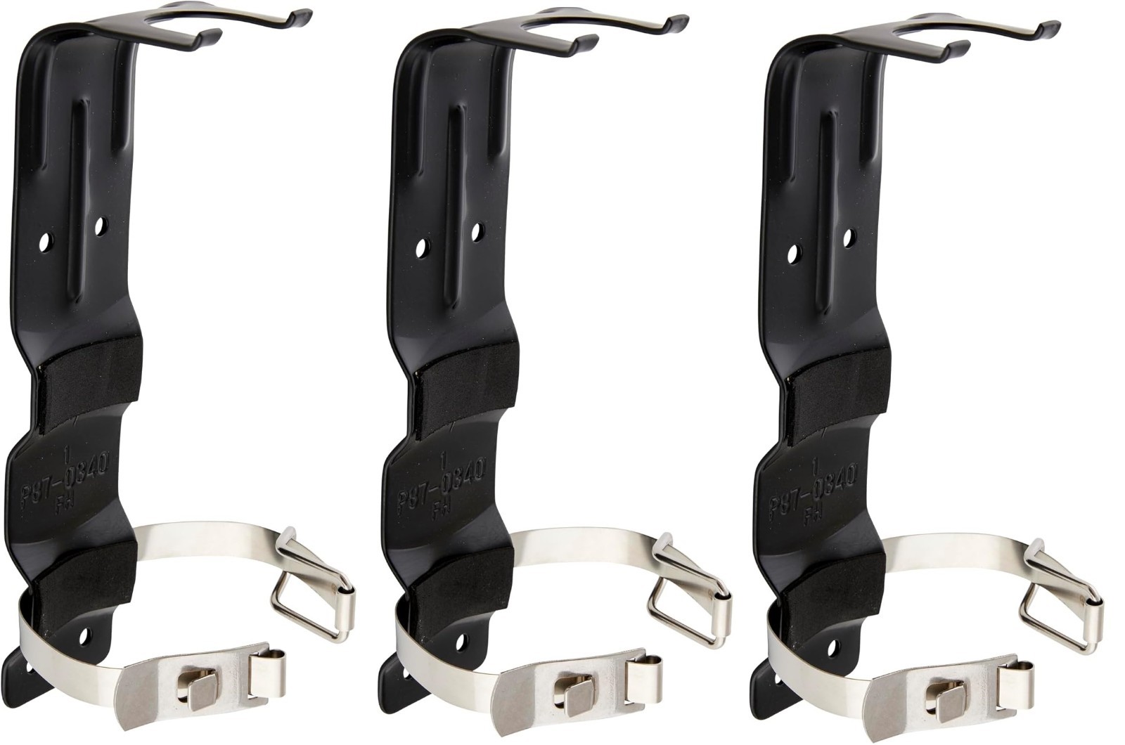 3x FIRST ALERT BRACKET2 Replacement Fire Extinguisher Bracket, Black *NEW*