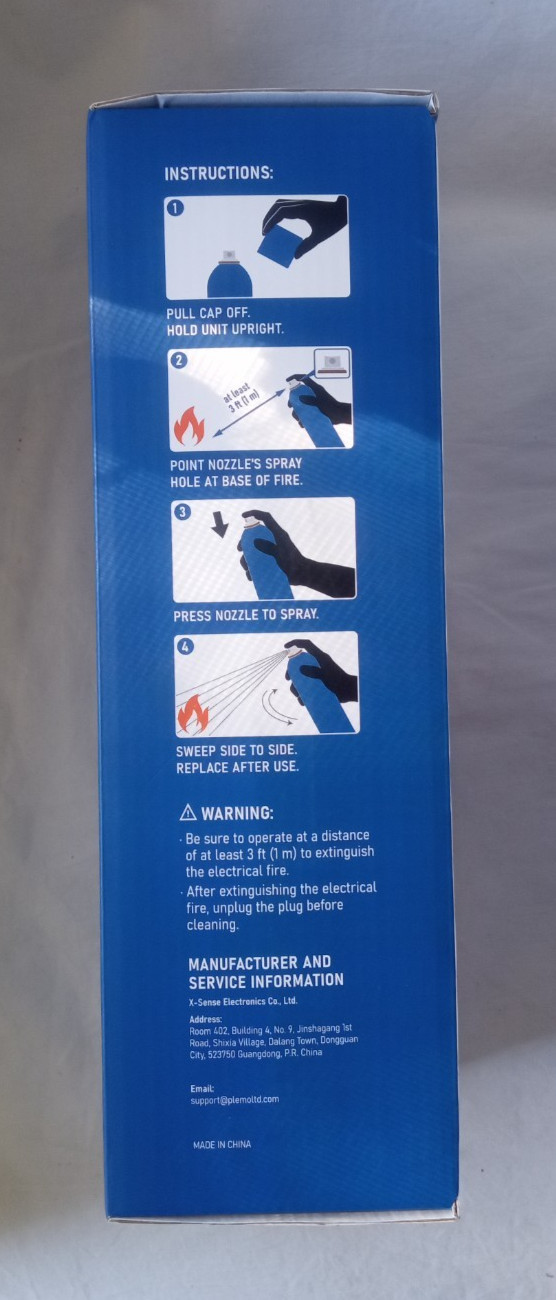 2-Pack PLEMO Fire Spray 21 Fl Oz Non-Toxic Multi-Purpose Extinguisher S620