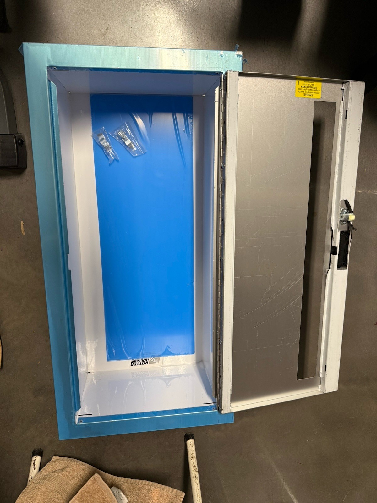 New POTTER ROEMER FIRE PRO 7000 SERIES CABINET 7045-DV-FP-6 anodized aluminum