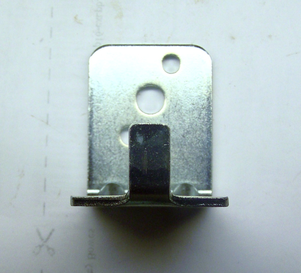NOS FIRE EXTINGUISHER WALL HANGER HOOK BRACKET STEEL 2″ L BACK X 2-3/4″ L PLATED