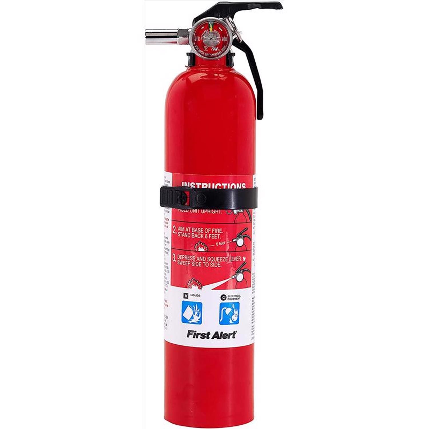 First Alert 2-3/4 Lb. Fire Extinguisher For Garage (Pack Of 4)
