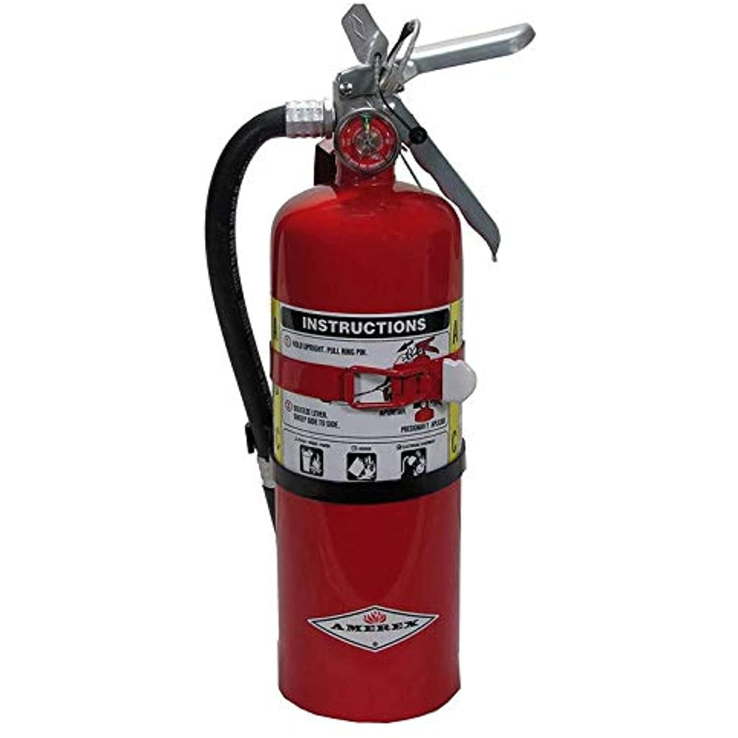 B500T 5 Lbs ABC Dry Chemical Fire Extinguisher with Wall Bracket