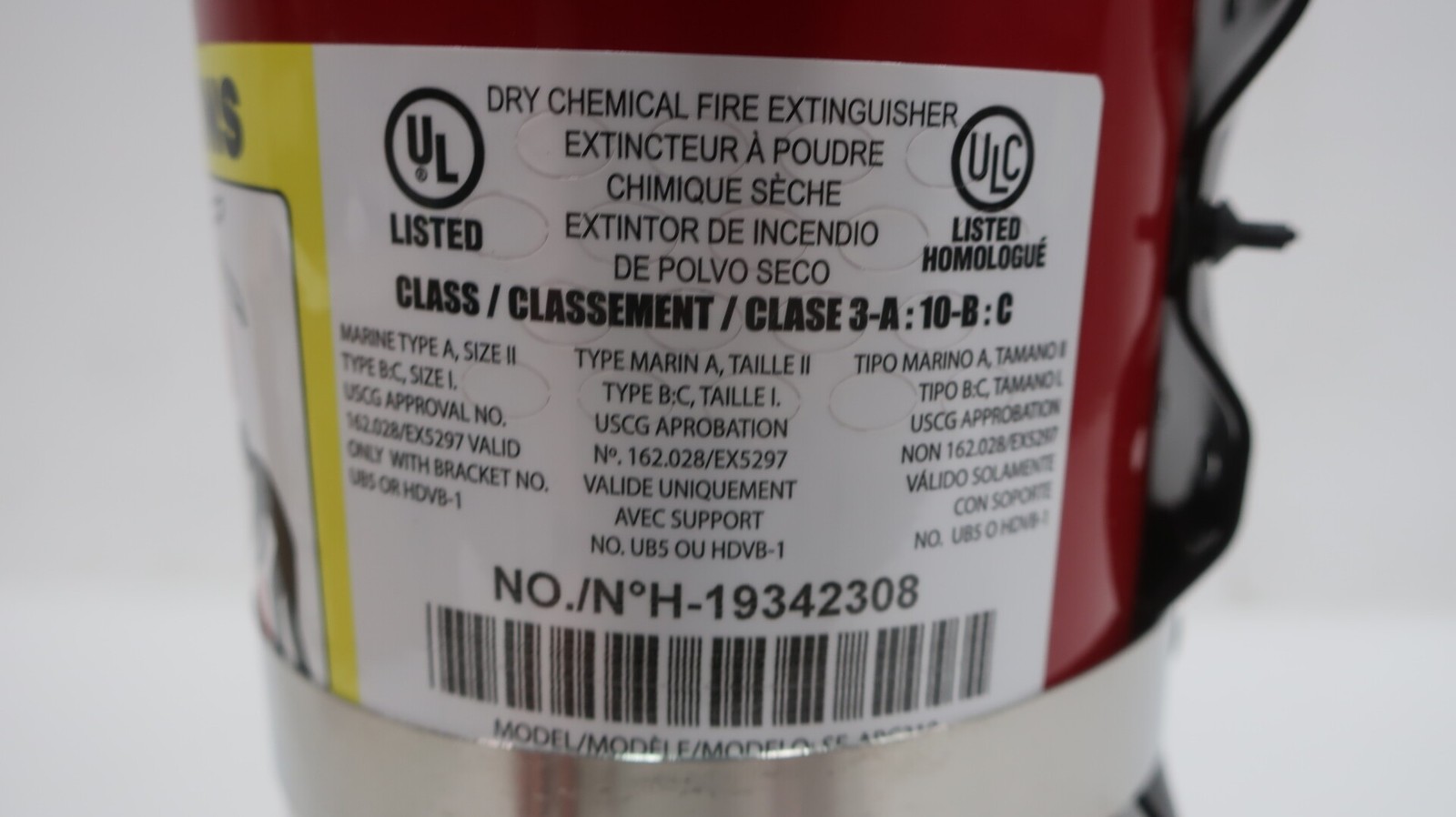 Strike First FF-SFABC310VB Dry Chemical Fire Extinguisher 5lb