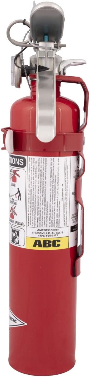 2.5 lb Multi-Purpose ABC Fire Extinguisher – Wall Bracket Included for Safety