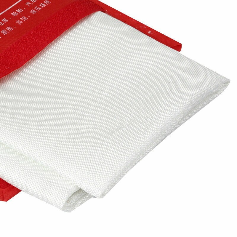 US Large Fire Blanket Fireproof For Home Kitchen Office Caravan Emergency Safety