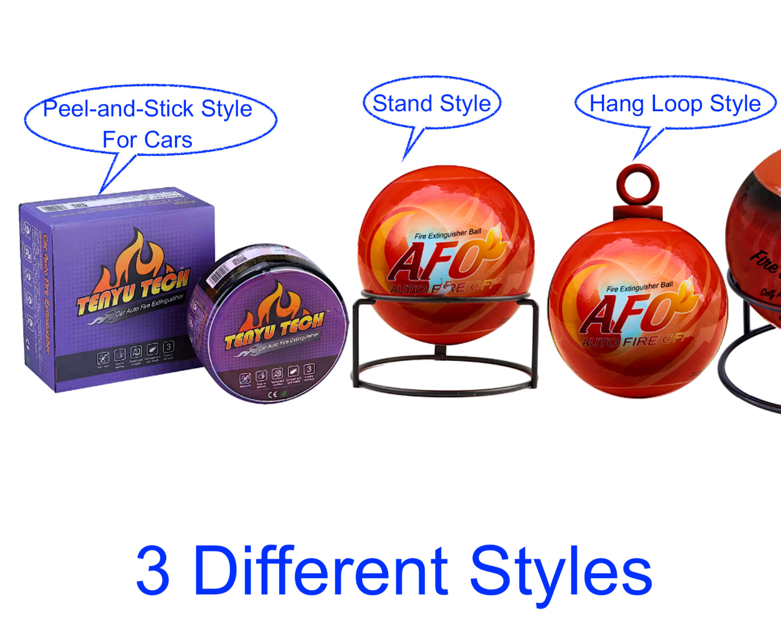 X-Large AFO Fire Ball Automatic Dry Powder Fire Extinguisher For Cars House