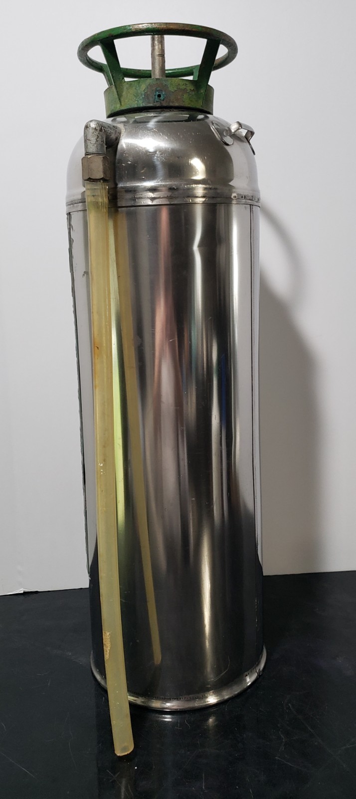 Vintage Fyr-Fyter Stainless Steel Fire Extinguisher Empty