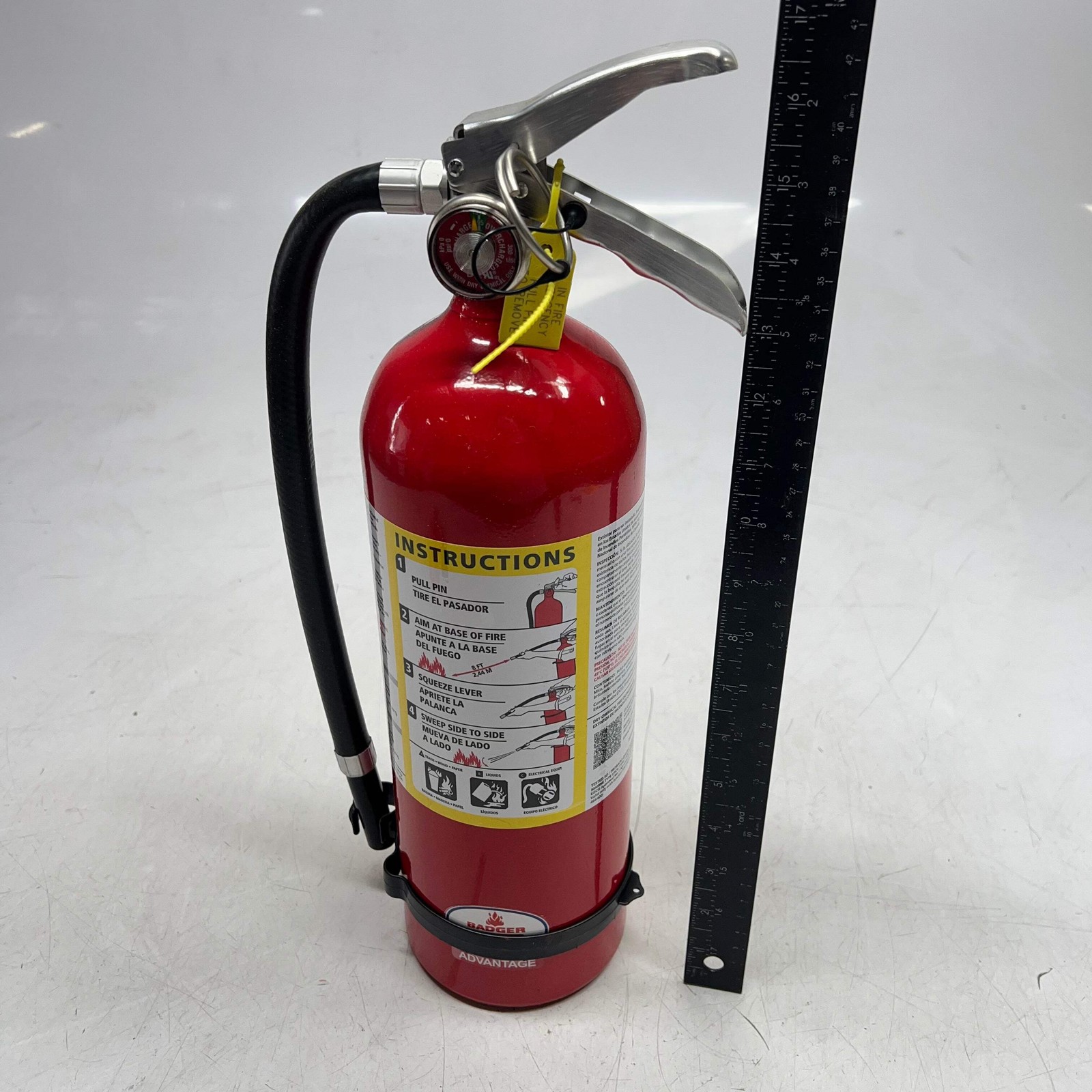 BADGER FIRE PROTECTION Dry Chemical Portable Advance Fire Extinguisher 21007866