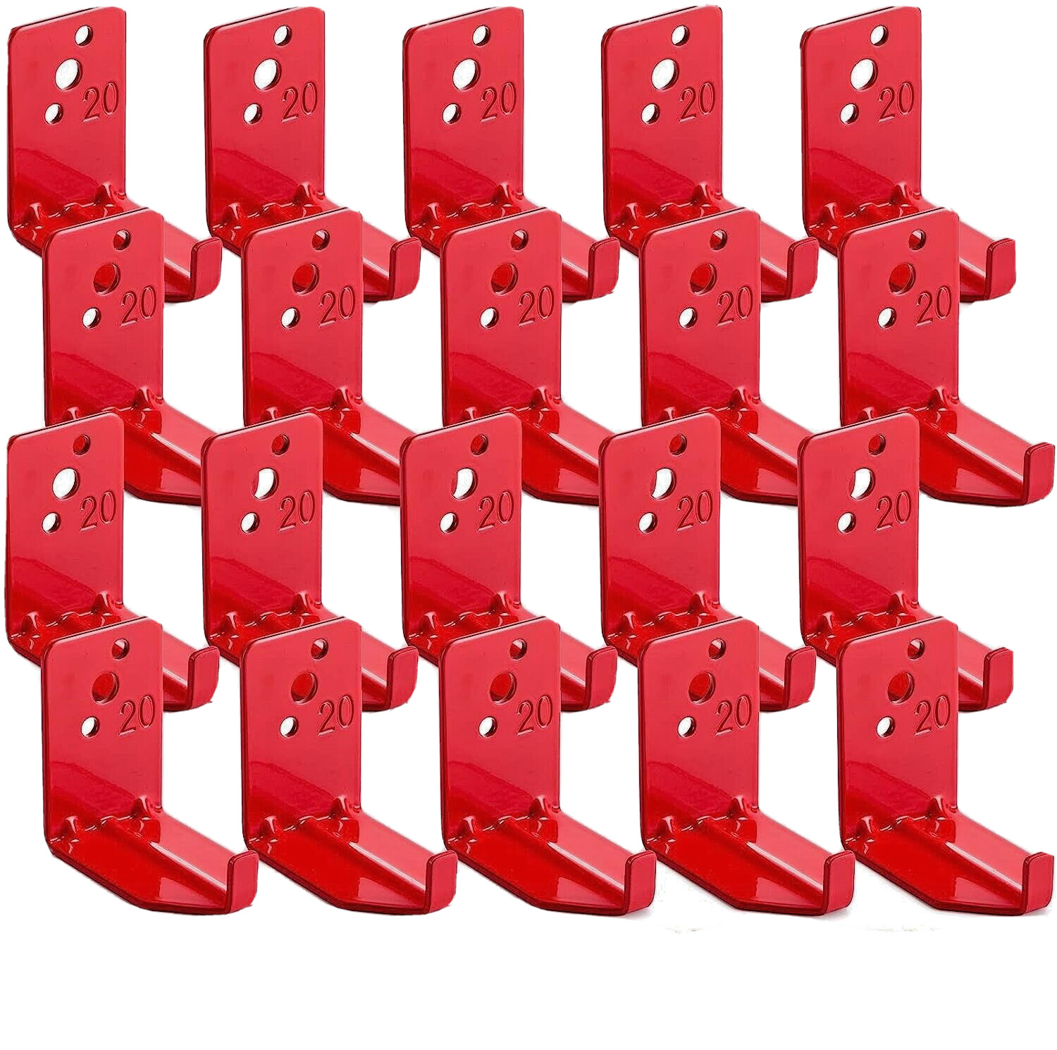 🔥🧯 LOT OF 100-UNIVERSAL WALL MOUNT 20 lb. SIZE FIRE EXTINGUISHER BRACKET NEW