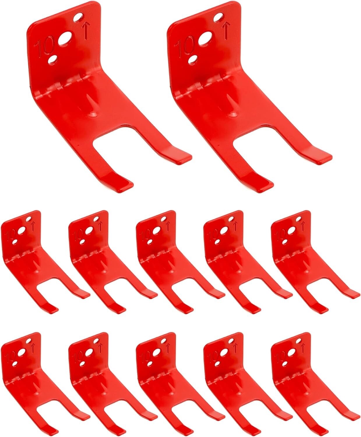 🔥🧯12-FORK STYLE WALL MOUNT 10 lb SIZE FIRE EXTINGUISHER (AMEREX) BRACKET’s NEW