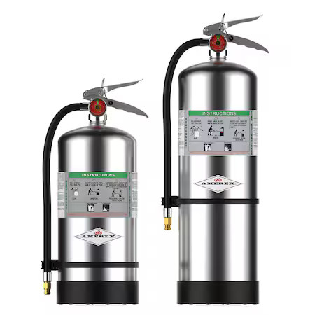 Amerex C260 Fire Extinguisher, 6 L Capacity, Class K , Ul Rating2a:K ,