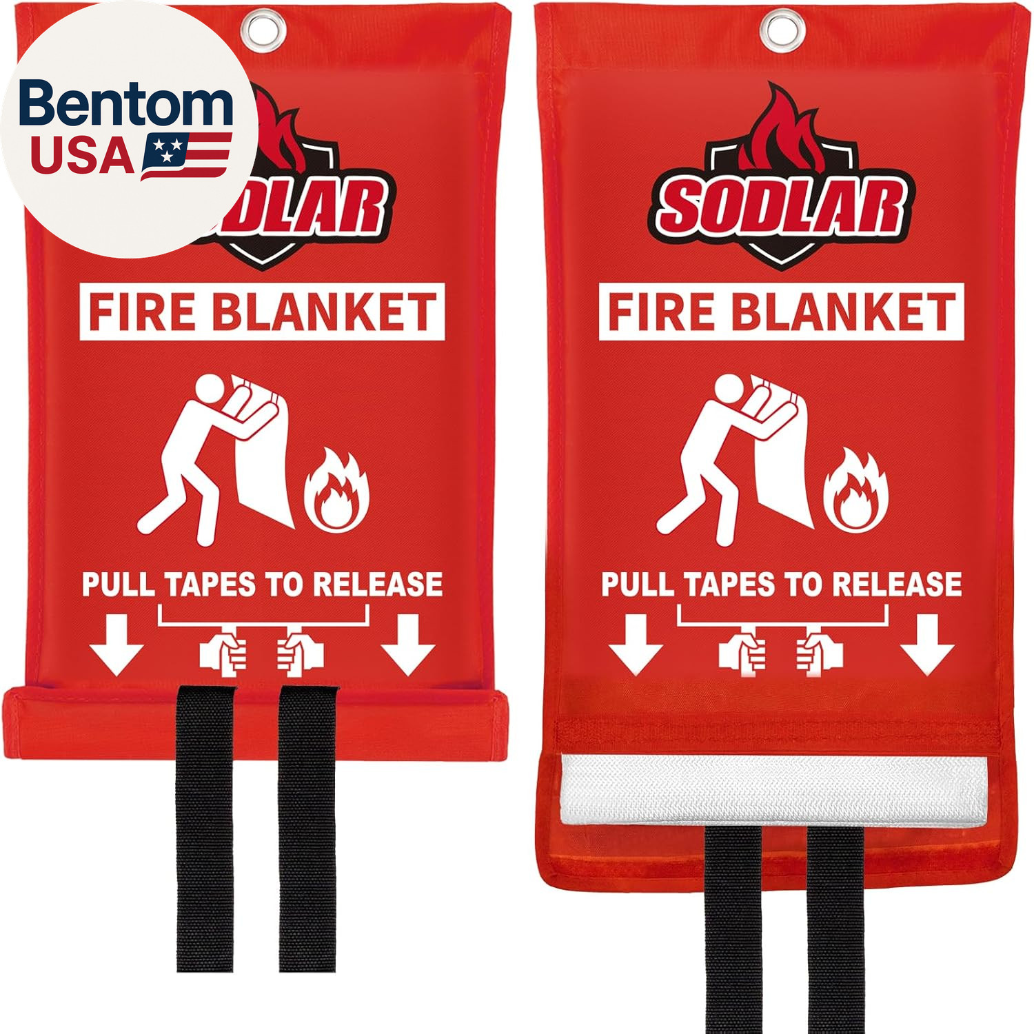 Fire Blanket Emergency for Home Kitchen – 40″X40″ Fireproof Safety Protection Fi
