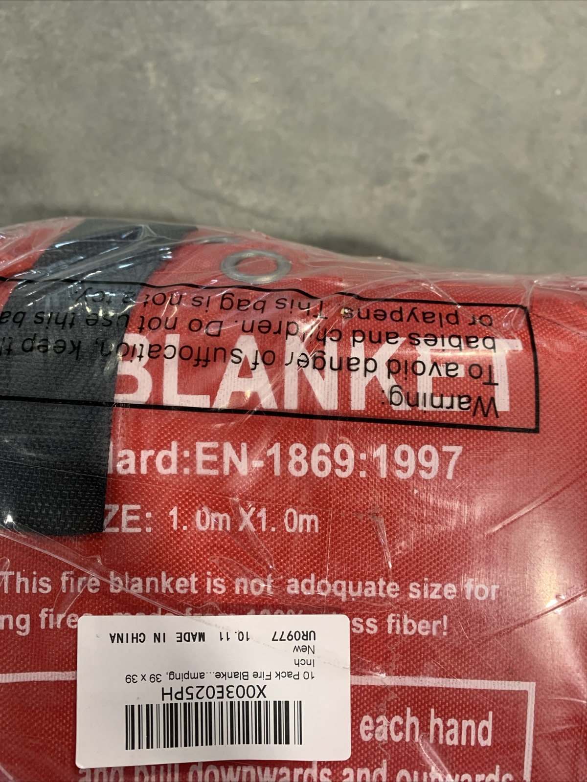 10 PACK FIRE BLANKET Fiberglass Hero Emergency Home Retardant Prepared 39”x39”