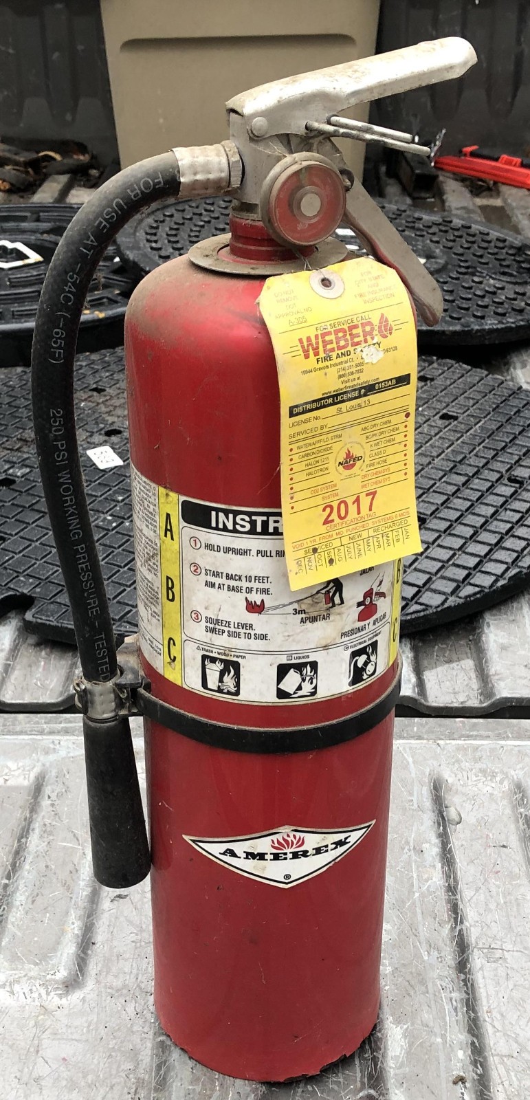 Dry Chemical 10lb Fire Extinguisher Amerex B456